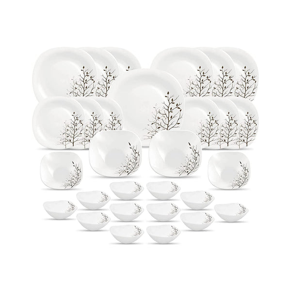 La Opala Quadra Autumnal Opalware Dinner Set, 29-Pieces - The Kitchen Warehouse