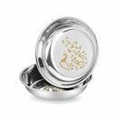 Stainless Steel Round Halwa Plate(Small)