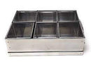 Commercial Big Spice Box Container 6 Canisters