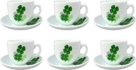 La Opala Dual Harmony Tea & Coffee Cup & Saucers 220 ML Set of 6. - The Kitchen Warehouse