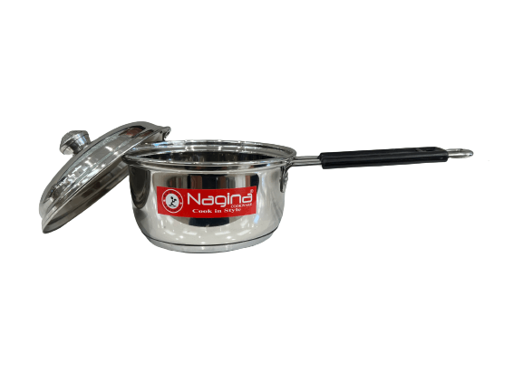 Stainless Steel Sauce Pan/ Milk Pan Dia 18cm approx h 9cm(Nagina) - The Kitchen Warehouse