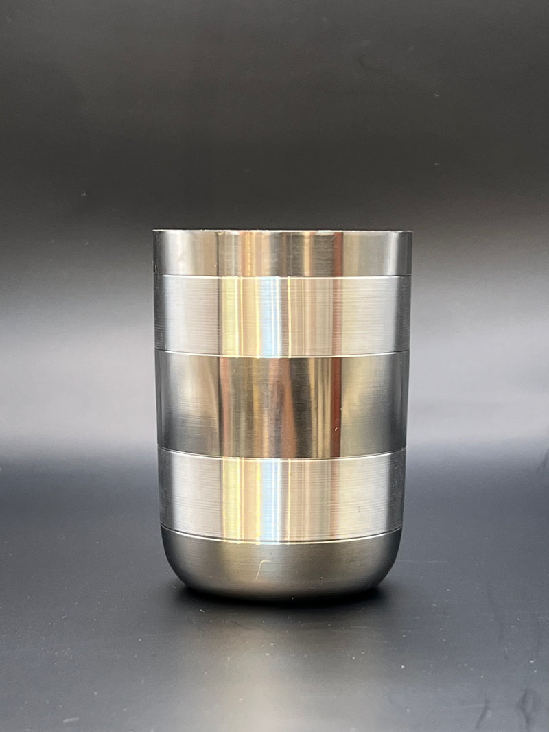 Stainless Steel drinking Glass height 9cm(Sapphire)