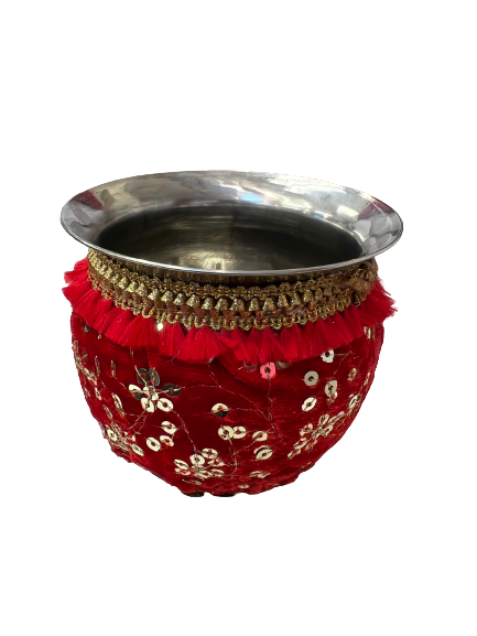 Pooja Decorative Velvet Lota