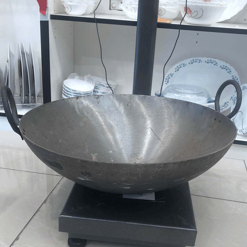 Iron Round Kadhai 6.95 kg - The Kitchen Warehouse