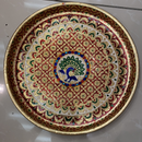 Meenakari Deep platter for pooja - The Kitchen Warehouse