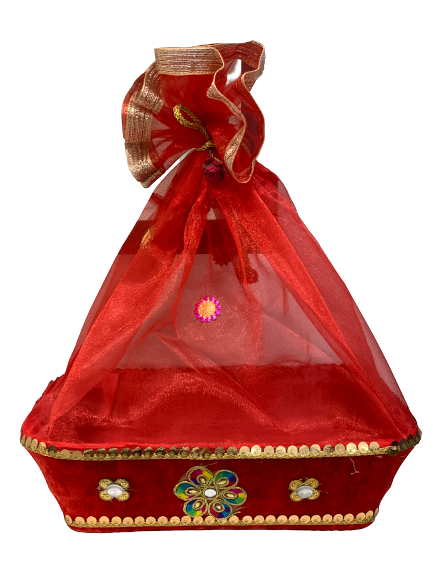 Shagun/hamper Rectangle Tokri/box medium