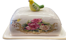 Vintage Floral Butter Dish Stoneware - The Kitchen Warehouse