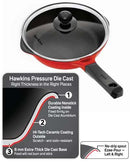 Hawkins NonStick Die Cast Frying pan with Glass lid Induction Compatible IDCF22G - The Kitchen Warehouse