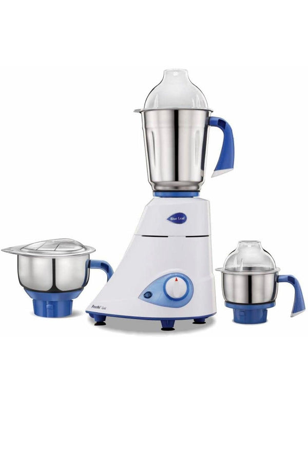 Preethi Blue Leaf Gold MG 150 Mixer Grinder 750 watt, 3 Jars, White - The Kitchen Warehouse