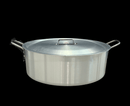 Chefmate Aluminium Shallow Pot 11.5 inches wide (No 22) - The Kitchen Warehouse
