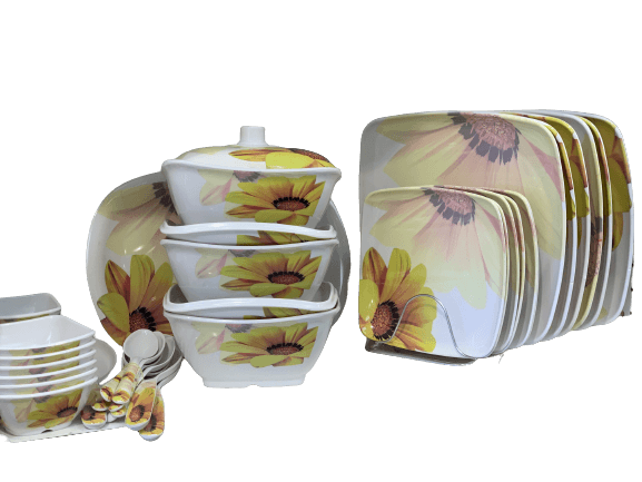 Fortune Melamine 40pc dinner set (ML401) - The Kitchen Warehouse