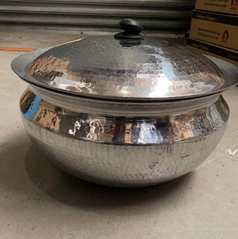 Hammered Aluminium Authentic Biryani/Cooking pot 25cm - The Kitchen Warehouse