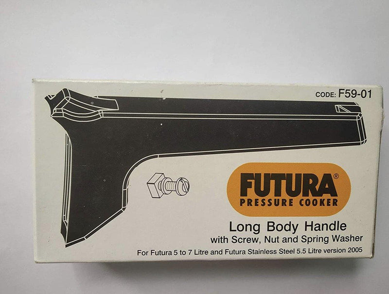 Futura Pressure Cooker Long Body Handle with Screw Nut and Spring Was The Kitchen Warehouse