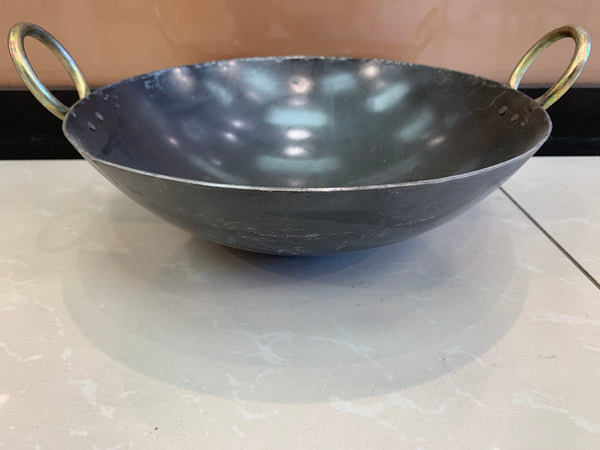 Iron Kadai/wok Dia 27cm - The Kitchen Warehouse