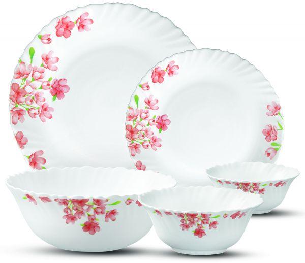 La Opala Aster Pink 27pc Dinner set - The Kitchen Warehouse