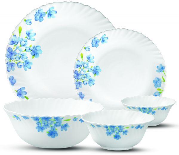 La Opala Dinner Set Aster Blue 27pc - The Kitchen Warehouse