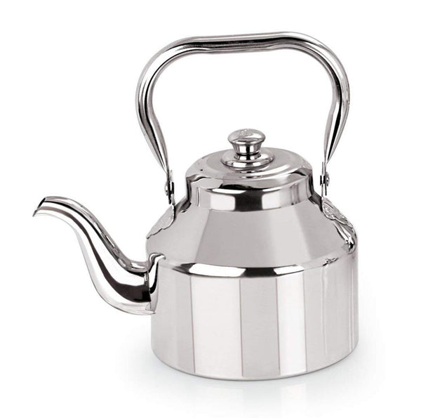 Stainless Steel Tea Kettle No 3 (3 ltr Approx) - The Kitchen Warehouse