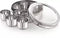 Stainless Steel Spice Box, See Through Masala Dabba (Gautam)