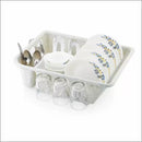 Cutlery Dish Kitchen Rack WITH TRAY  (Plastic) Assorted Color - The Kitchen Warehouse
