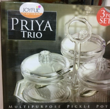 Priya Trio Multipurpose Pickle Pot 3 - The Kitchen Warehouse