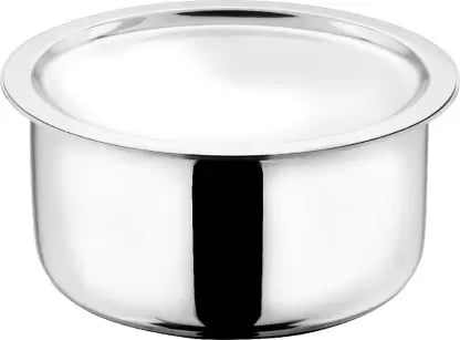 Stainless Steel Cooking pot Patila/Tope/Pot with Lid 9 sizes (Sapphire)