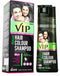 VIP 5 in 1 Hair Colour Shampoo base Hair Color Shampoo,180ml Black - The Kitchen Warehouse