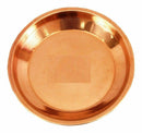 Copper Pooja Thali Plate, Poojan Purpose, Spiritual Gift Item hindu puja (small size) 12cm - The Kitchen Warehouse