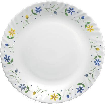 La Opala Twilight Bouquet Dinner Plate Set, 6-Pieces - The Kitchen Warehouse