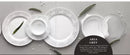 La Opala Diva, Velvett Collection, Opal Glass Dinner Set 35 pcs, ARIA GREY