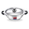 Prestige Tri Ply platina Kadai 240mm, 2.8 Litres with stainless steel lid - The Kitchen Warehouse